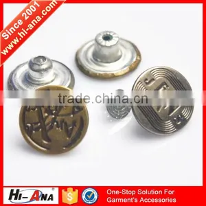 Hi-ana Button2 Fully Stocked Fashionable Best Sell Metal Jeans Button thumbnail-1