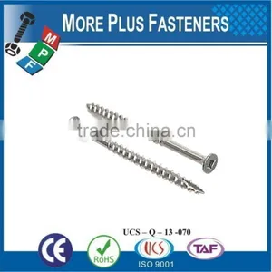 Made in Taiwan Bronze Plated Stainless Steel Zinc Finish Decking Screw thumbnail-4