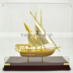 Wholesale New Design Wooden Ship Model With Company Souvenir Gift thumbnail-5