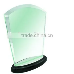 Factory Wholesale Customized Engraving Crystal Glass Trophy JKC-01 thumbnail-1