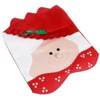 Nonwoven Santa Lady Chair Covers, Christmas Decorations, Christmas Decorations Home thumbnail-1