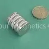 Ni Plated for Ndfeb Magnet Strong NdFeB Neodymium Disk Magnets for Micro Magnet thumbnail-1