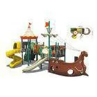 Amusement Park Timber Wooden Train Playground Recreation Equipment thumbnail-1