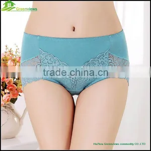 High Quality Newest Women Bamboo Fiber Underwear Girl Lace Boyshort Ladies Hipster Women Bamboo Underwear Panties thumbnail-1