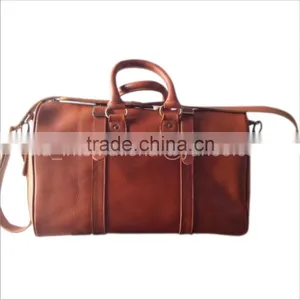 Genuine Cow Top Grain Full Grain Leather Travel/duffel Bag 2017 thumbnail-3