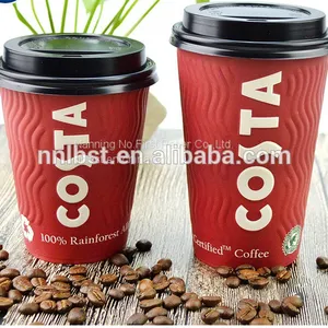 6oz 8oz 12 oz Different Size Custom Paper Cup for Coffee or Tea thumbnail-2