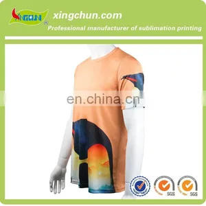 100% Polyester Penguin Dye Sublimation Printing T Shirts for Your Custom thumbnail-3