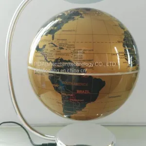8 Inch Floating Globe With Lighting Change Color thumbnail-3