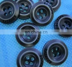 CLASSIC BLACK CLOTH BUTTON HOT SALES 15.5MM BAG BUTTON FASHION WORDS PRINTED BUTTON thumbnail-4