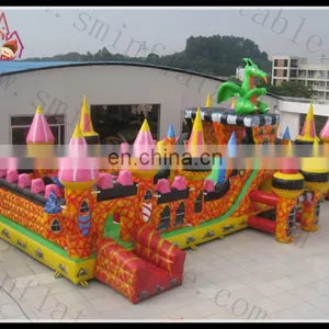 Inflatable Evil Dragon Bounce House Moonwalk Jumper Bouncy Jump Bouncer Castle thumbnail-1