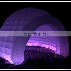 Best Selling Inflatable LED Light Round Kiosk Round Photo Enclosure Spray Portable Booth thumbnail-2