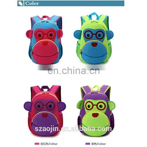 Colorful Cute Animal Cartoon School Backpack for Primary Students thumbnail-1