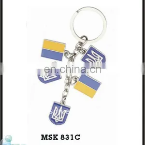 Cheap Metal Custom Promotion Keychains With Custom Pendant Keychain thumbnail-1