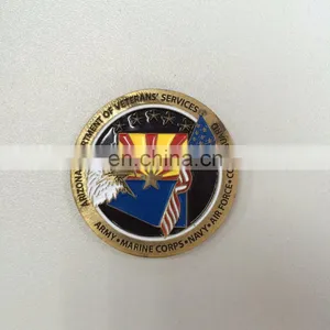 Custom Gold Challenge Coin or Metal Coin thumbnail-6