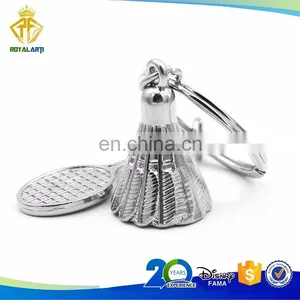 3D Silver Sport Metal Keychain for Football Match thumbnail-2