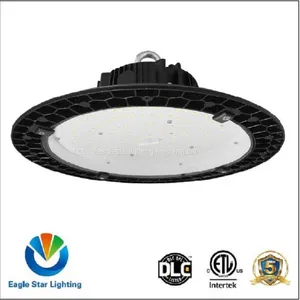 160LPW DLC Premium ETL CETL 100-277V AC 100W LED UFO High Bay Light thumbnail-1