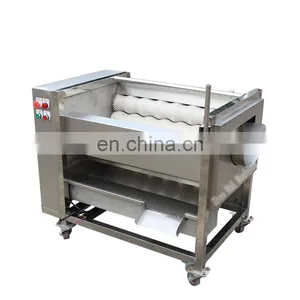 Industrial Automatic Yam Vegetable Washing Machine Potato Skin Cleaner Carrot Peeler thumbnail-7