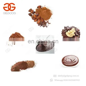 Cocoa Powder Groundnut Roasting Equipment Production Line Cocoa Bean Butter Making Machine thumbnail-6