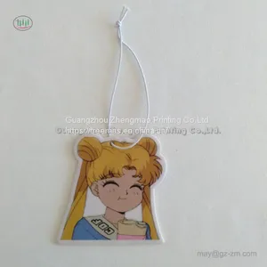 CMYK Colour Printing Absorbent- Paper Customized Shape and Size Paper Car Air Freshener thumbnail-1