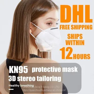 KN95 Mouth Muffles FFP2 KN95Mask 95% Filtration Breathable Dust-Proof Mouth Muffle Face Guard for Work Outdoor Walk Home Pr thumbnail-1