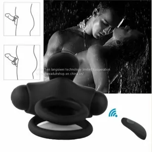 Penis Ring Remote Control Multi-speed Double Cock Vibrator thumbnail-3