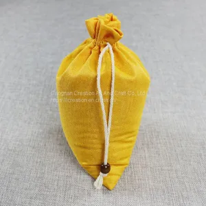 Small Size Various Colors Burlap Candy Bags Jute Wedding Gift Bag With Drawstring Wedding Party Favor Gift Pouches thumbnail-4