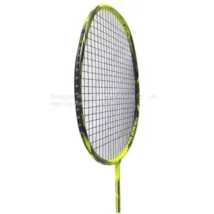 Factory Direct Sale Carbon Fiber Badminton Racket With Cover Custom Logo Acceptable thumbnail-5