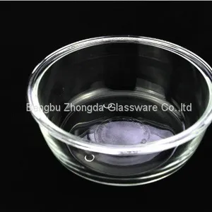Round Borosilicate Glass Food Container Micro Wave Safe Meal Container thumbnail-2
