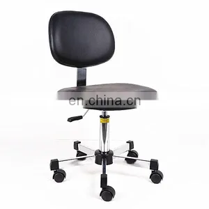 Adjustable ESD Laboratory Chair With Metal Gas Rod Lab Stool thumbnail-1