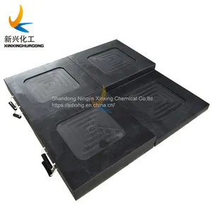 Mobile Crane Used Outrigger Pads PE Crane Mats Hdpe Plastic Truck Mat thumbnail-1