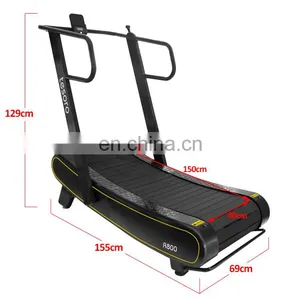 Self Powered Easy Curves Treadmill Self-powered Treadmill Non-motorized Woodway Manual Trademill Home Gym Treadmill thumbnail-2