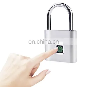 Fingerprint Lock Keyless Waterproof Anti-Theft Smart Lock Fingerprint Padlock Zinc Alloy Intelligent Safety Electronic DoorLock thumbnail-2