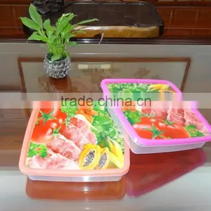 Hot Selling Square Plastic Food Storage Container / Food Storage Box 4000ml thumbnail-1