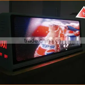 Ali Trade Assurance hd 3G WIFI GPS p5 Taxi Led Display Sign, Taxi Top Advertising thumbnail-1