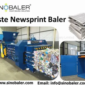 Waste Newsprint Baler Machine thumbnail-1