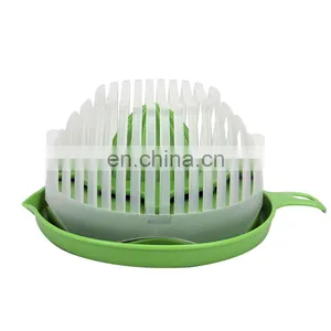 Salad Cutter Bowl, Fast Fruit Vegetable Salad Chopper Bowl, Fresh Salad Slicer Bowl thumbnail-2