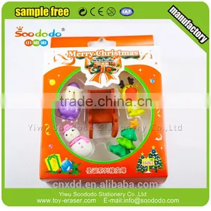 Novelty Christmas Erasesrs Gift Set For Kids thumbnail-4