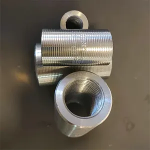 Φ28 67*41 Weldable Threaded Steel Connecting Sleeve For Construction thumbnail-3
