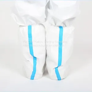 Professional Manufacture Cheap Disposable Foot Antistatic Medical Lace-up Isolation Shoe Covers thumbnail-5