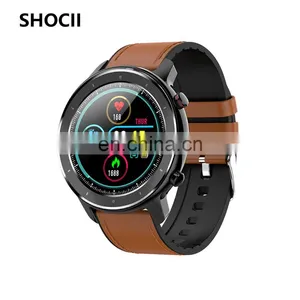 2022 Round Screen Heart Rate Blood Pressure F12 Men Smart Watch Full Round Screen Touch Blood Pressure Smart Watch thumbnail-4