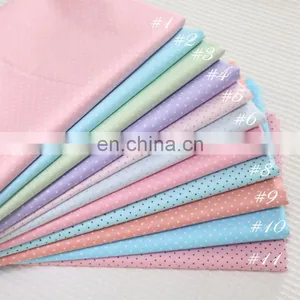 Wave Dotting Fabric Group Cotton Twill Printing Fabric 1.6 Meters Wide Student Four Pieces Set Pure Cotton Fabric thumbnail-1