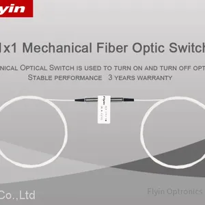 0.25mm 0.9mm Fiber Optic 2x2 Passive Mechanical Optical Switch With SC FC LC ST Connector thumbnail-2