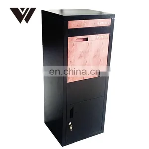 Postal Secure Waterproof Outdoor Top Opening Standalone Courier Parcel Delivery Box With Anti Theft Lock thumbnail-1