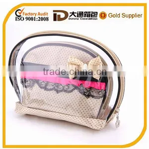 2014 Promotional Fashion Satin Cosmetic Bag for Ladies thumbnail-1