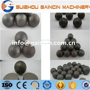 Casting Steel Grinding Media Balls, High Chromium Steel Balls, Steel Chromium Cylpebs thumbnail-1