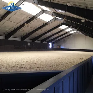 Prefabricated Steel Cattle Sheds Poultry Houses Stables Hay Warehouse Riding Stables Steel Structure Agricultural Building thumbnail-2