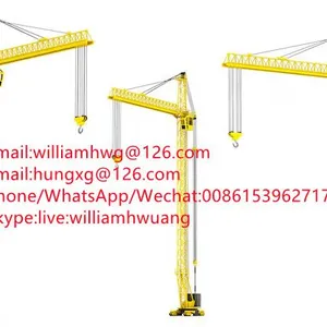 Topeless Construction Tower Crane Flat Top Mobile Portable Tower Crane thumbnail-1