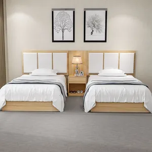 Modern Light Luxury Leather Bedroom Soft Bed Suitable For High-end Villa Hotel Double Beds thumbnail-3