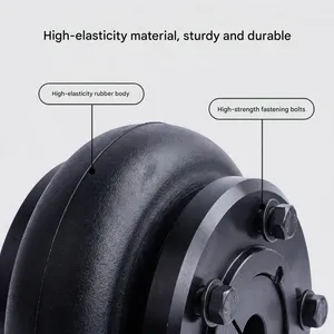 Flexible Taper Sleeve Tyre Coupling for Pump Motor and Cast Iron Shafts thumbnail-2