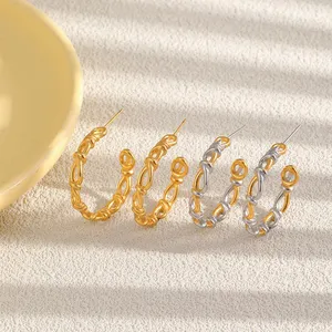 304 Stainless Steel Earrings Nickel Free Hypoallergenic Wholesale Supplier Low MOQ 100 PCS thumbnail-5